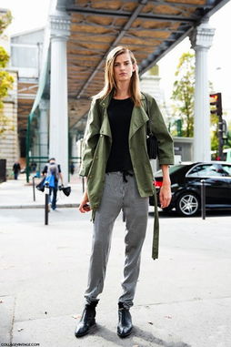 韓國mm冬日出街服裝流行趨勢 工裝外套玩轉(zhuǎn)帥氣風(fēng)與制服元素融合